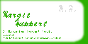 margit huppert business card